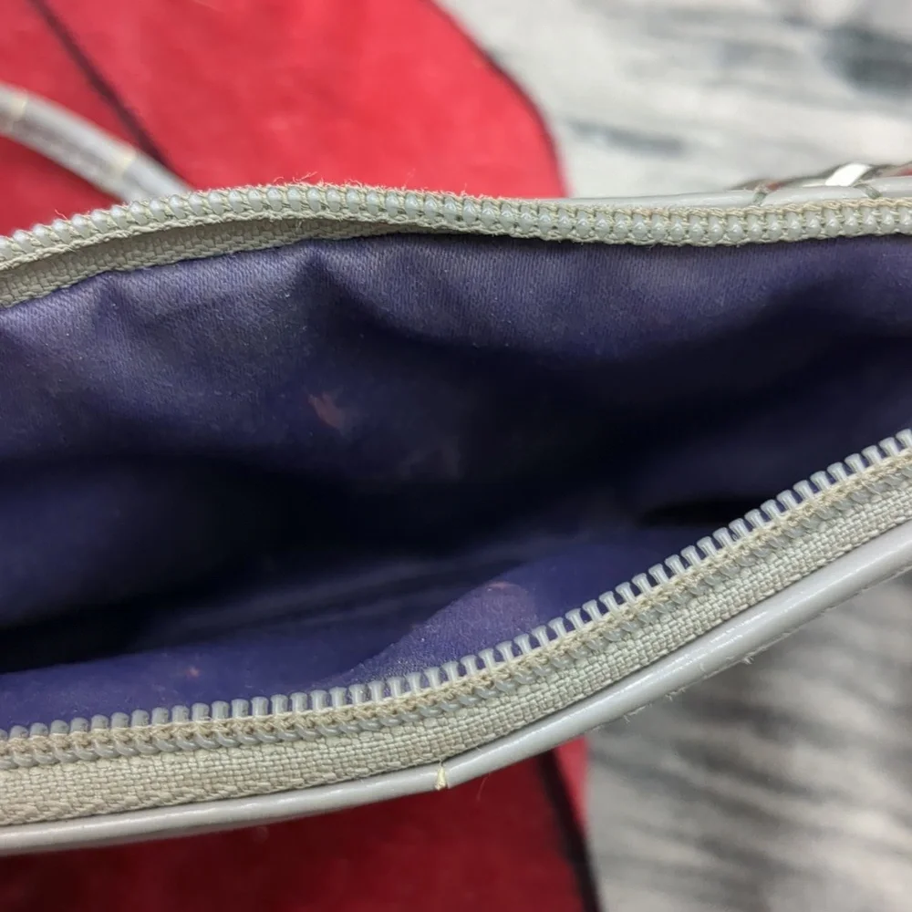 Coach Gray Quilted Wristlet - Picture 9 of 11